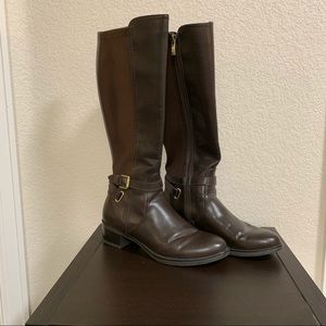 Franco Sarto brown below the knee boots